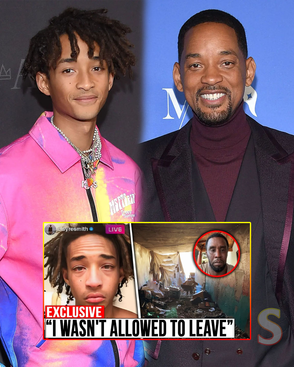 Breaking Jaden Smith Exposes Diddys Underground Play Tunnels News