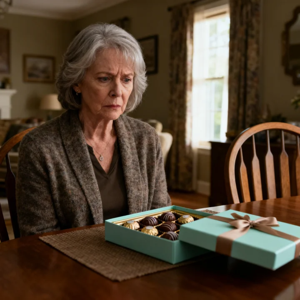 ON MY BIRTHDAY, MY DAUGHTER-IN-LAW LEFT ME A BOX OF CHOCOLATES. THE NEXT DAY SHE CALLED AND ASKED, “DID YOU TRY THEM?” I SAID, “NO… MY ACCOUNTANT TOOK THEM.” SHE WENT SILENT.